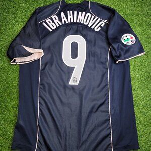 Ibrahimovic Juventus 2004 2005 Away Soccer Jersey Shirt L
